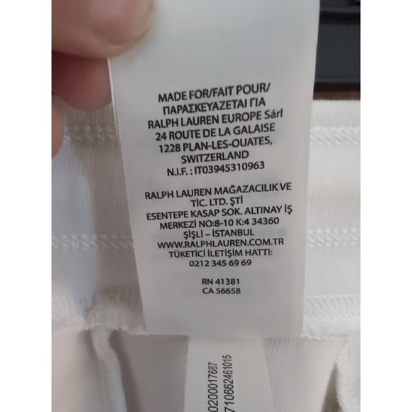 White Polo Ralph Lauren Double-Knit Full-Zip Hoodie and matching joggers 2XL - Picture 15 of 16